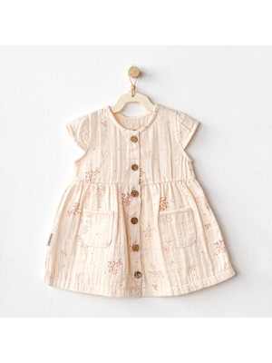 Andywawa Kız Bebek Elbise Dress Pretty Flowers AC24679