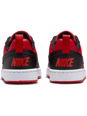 Nike Siyah - Kırmızı Erkek Çocuk Yürüyüş Ayakkabısı DV5456-600 Court Borough Low Gs