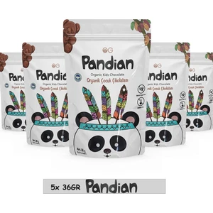 OG natural 5'li Pandian Organik Çocuk Çikolatası 36 gr