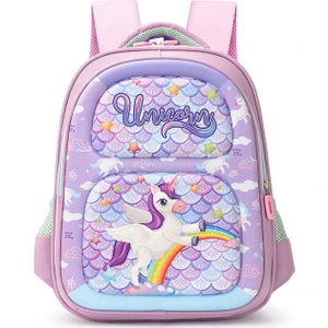 Rodrigo Berlin Sevimli Karikatür Büyük Kapasiteli Aşınmaya Dayanıklı Okul Çantası (Yurt Dışından)