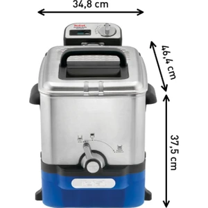 Oleoclean Pro Inox  FR8040 Tekli 3,5l 2300W Siyah, Paslanmaz Çelik