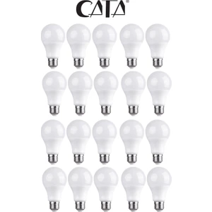 Uzm Light CT-4266 12W LED Ampul Beyaz Işık 1000LM 6500K 20 Adet