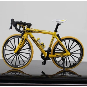 Diecast Bisiklet Minyatür Metal Dağ Bisiklet 1:10 Dekoratif Biblo Maket