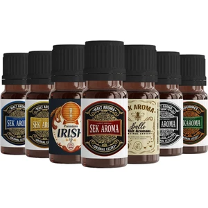 Sek Aroma 7 Çeşit Tek Kullanımlık Karışık Hazır Karışım Malt Viski Kiti Seti-Hazır Karışım Karışık Malt Viski Aroması 10 ml