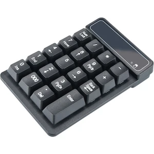2.4 Ghz Kablosuz Klavye Mini USB Sayısal Tuş Takımı 19 Tuşları Numara Pad Numpad Alıcısı Muhasebe Dizüstü Pc Bilgisayar(B) (Yurt Dışından)