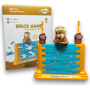 Brick Game- Duvar Denge Oyunu- Kutu Masa Oyunları Aile içi Etkileșim Aktivite Oyunu