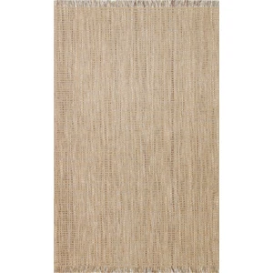 Eko Halı Doha DH01 Beıge Hav Toz Vermez Jüt ve Hasır Ipliklerle Dokunan Çift Taraflı Modern Kilim