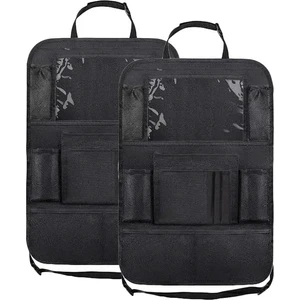 2 adet Araba Evrensel Koltuk Arkası Düzenleyici Çok Cepli Saklama Çantası Tablet Tutacağı Otomobiller İç Aksesuar İstifleme Toplama (Yurt Dışından)