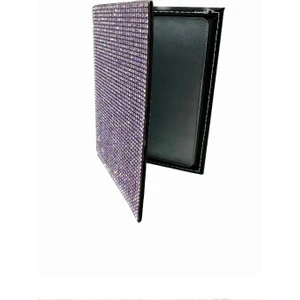 Oasis Life Mor Lila Taşlı Ruhsat Kılıf Kabı Lüks Tasarım