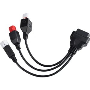 Motosiklet Yamaha 3pin 4pin ve Honda 6pin Obd2 Teşhis Bağlantı Kablosu Yamaha Motosiklet Obd Uzatma Kablosu (Yurt Dışından)