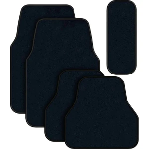 Gökas Auto Siyah Halı Oto Paspas Seti Siyah Kenar Dikişli - Her Araca Uygun