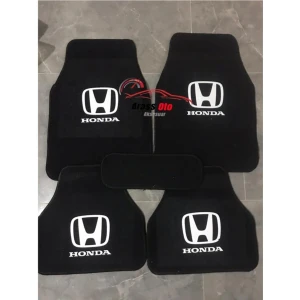 Gökas Auto Honda Cr-V Logolu Siyah Çift Katlı Halı Paspas Seti