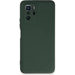 Xiaomi Poco X3 Gt Kılıf Nano Içi Kadife  Silikon - Koyu Yeşil 300099