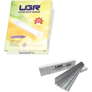 Ugr Maket Bıçak Yedeği 18 mm x 100 mm x 0,50 mm 100 Adet