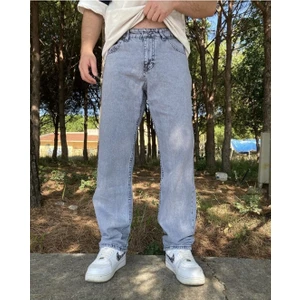 Kaizer Denim Buz Mavi Baggy Pantolon