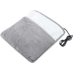 Kış USB Şarj Elektrikli Ayak Isıtma Pedi Yumuşak Peluş Yıkanabilir Ayak Isıtıcı Isıtıcı Uyku Geliştirmek Ev Ayak Isıtma Mat (Yurt Dışından)
