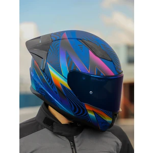 Rapıd 2 Race Optık Mat Mavi-Mor Kask