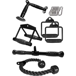 Lat Triceps Bar - Rowing Bar - Tek El Çekiş Aparatı - V Bar - Mideye Çekiş - Elcik - Lat Pulldown