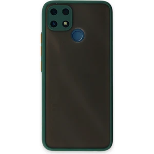 Realme C25S Kılıf Montreal Silikon Kapak - Yeşil 300099