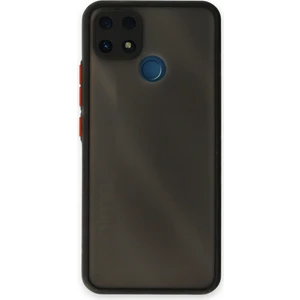 Realme C25S Kılıf Montreal Silikon Kapak - Siyah 300099