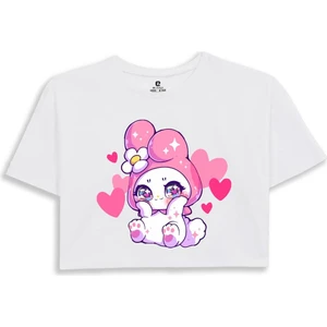 EZ Design My Melody Baskılı Crop Tshirt