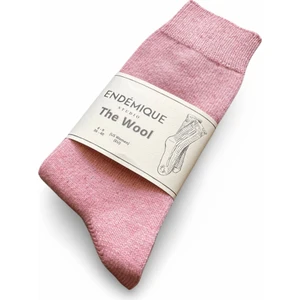 Endemique Studio Endémique Studio The Wool Plain Pink-Kadın Çorap