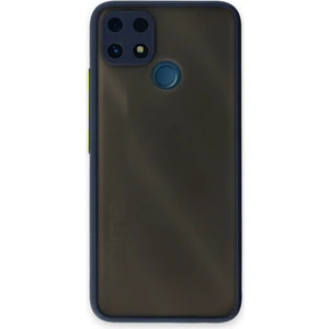 Realme C25S Kılıf Montreal Silikon Kapak - Lacivert 300099