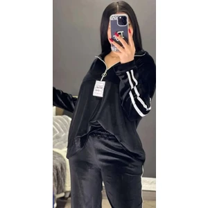 Kadın Kadife Fit Kalıp Şık Eşofman Takımı