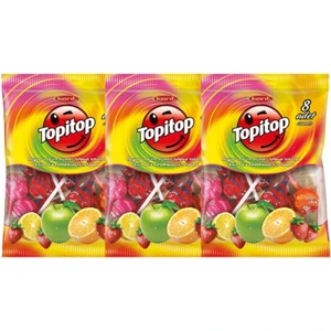 3 Paket Topitop Lolipop 24'lü 264 gr (8x3)
