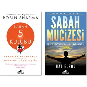 Sabah 5 Kulübü Ve Sabah Mucizesi (2 Kitap Set) Robin Sharma Hal Elrod