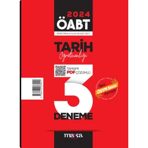 Marka Yayınları 2025 ÖABT Tarih Öğretmenliği Tamamı Çözümlü 3 Deneme