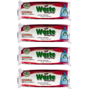 Sa Fresh Sa Waste Küçük Boy Çöp Poşeti 40*47 cm  4'lü  Rulo 160 Adet