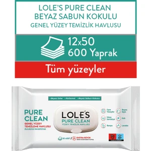 Pure Clean Genel Yüzey Temizlik Havlusu 12X50