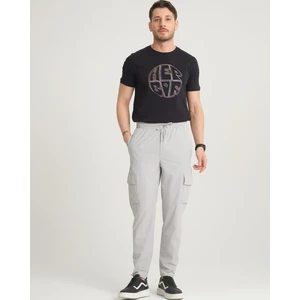 Erkek, Regular Fit, Su Itici (Geçirmez), Paraşüt Kumaş, Kargo Cep, Lastikli Pantolon 24INP276