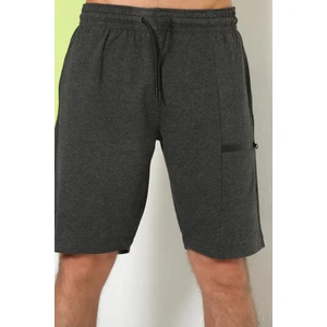 Polo State Erkek Fermuar Detaylı Şort Antrasit