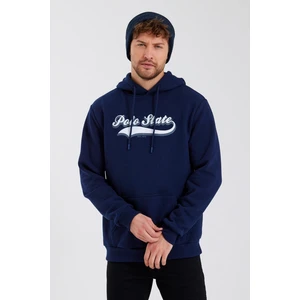 Polo State Erkek Baskılı 3 Iplik Sweatshirt Lacivert