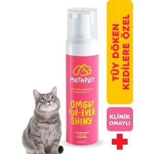 Tüy Döken Kedilere Özel Kuru Bakım Şampuanı, E Vitamini Ve Doğal Yağlar, Döküm Önleyici