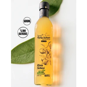 Tarihi Eyüp Sultan Baharatçısı Elma Sirkesi 500 ml Katkısız