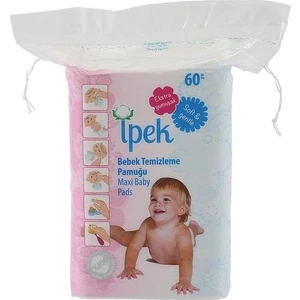 Ipek Maxi Bebek Temizleme Pamugu 60LI 12 Adet