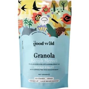 The Good Wild Glütensiz, İlave Şekersiz Granola Karışık Meyveli 300 G