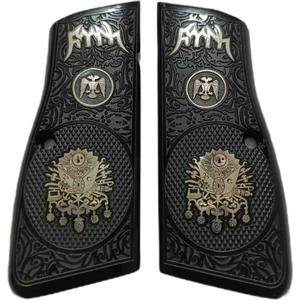 Sözler Savunma Browning 14 Lü Zig 14 Lü Yavuz 14 Lü Plexsiden Kemikten Yapılma Logolu Kabze