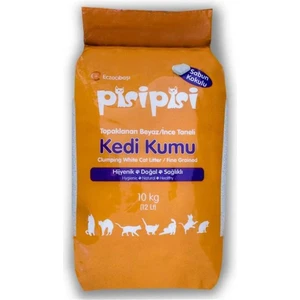 Pisipisi Sabun Kokulu Kalın Taneli Topaklanan Kedi Kumu 10 Kg
