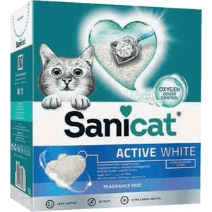 SaniCat Active White Ultra Topaklanan Kedi Kumu 10lt