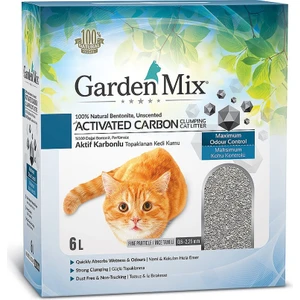 Gardenmix Bentonit Aktif Karbonlu Kedi Kumu 6 Lt