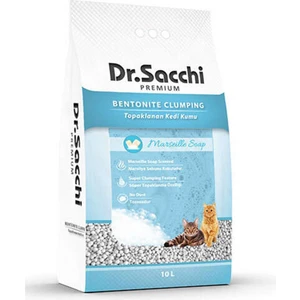 Dr.Sacchi Bentonit Marsilya Sabunlu Kedi Kumu 10 Lt