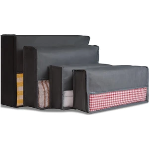 Cuty Home Ev Tekstil Siyah Valiz Organizer-4'lü Set