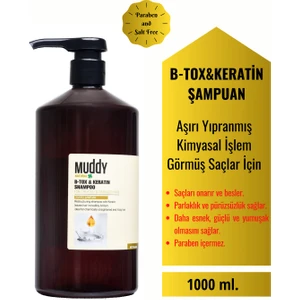 B-Tox & Keratın Shampoo Aşırı Yıpranmış Saçlar Için Onarıcı