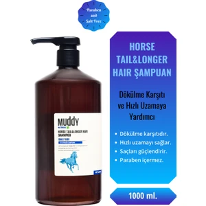 Natural Horse Taıl & Longer Hair Shampoo 1000 ml
