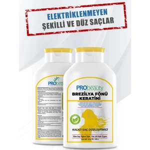 Brezilya Fönü Keratini Saç Düzleştirme Keratin Bakım Onarımı 300 ml