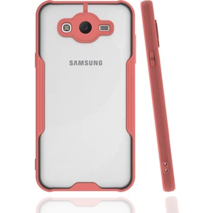 Samsung Galaxy J7 Kılıf Platin Silikon - Pembe 300099
